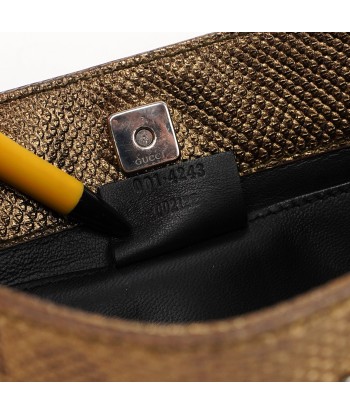 Gold Lizard Embossed Shoulder Bag l'évolution des habitudes 