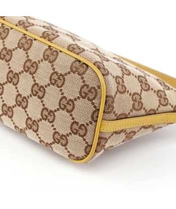 07198 Beige Yellow GG Boat Pochette en ligne