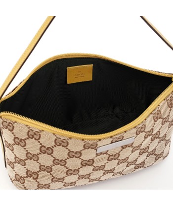 07198 Beige Yellow GG Boat Pochette en ligne