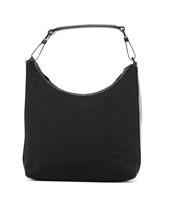 Black Canvas Shoulder Bag Venez acheter