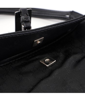 Black Micro GG Hobo Shoulder Bag la colonne vertébrale