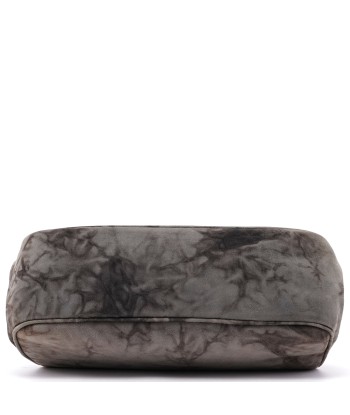 Grey Camoscio Lux Tie-Dye Clutch Bag des créatures d'habitude