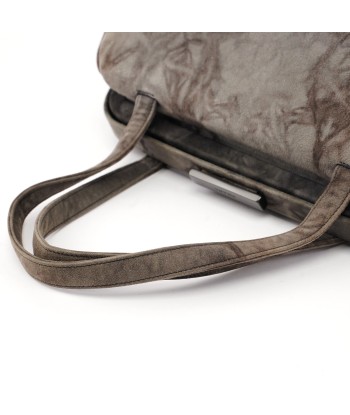 Grey Camoscio Lux Tie-Dye Clutch Bag des créatures d'habitude