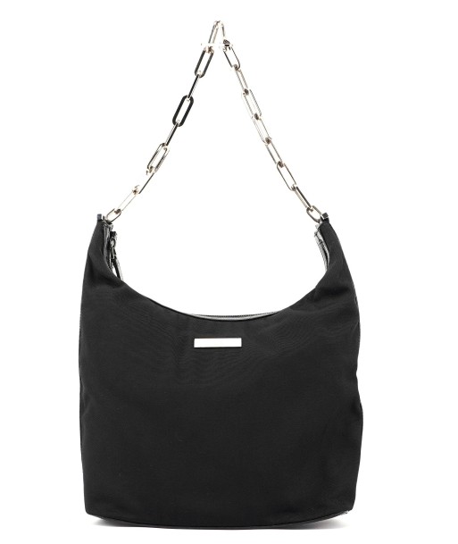 Black Canvas Chain Shoulder Bag suggérées chez