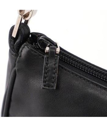 Black Calfskin Bamboo Shoulder Bag le concept de la Pate a emporter 