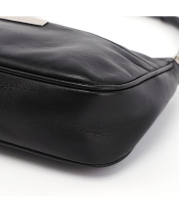 Black Calfskin Bamboo Shoulder Bag le concept de la Pate a emporter 