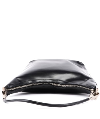 Black Calfskin Hobo Shoulder Bag Amélioration de cerveau avec