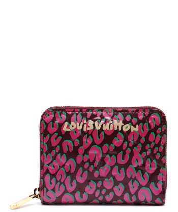 Stephen Sprouse Leopard Graffiti Zippy Wallet en linge