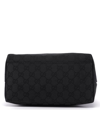 Black Canvas GG Shoulder Bag en ligne des produits 