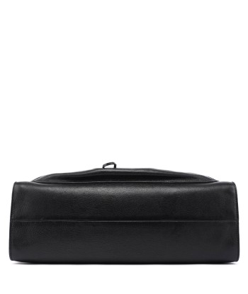 109138 Black Calfskin Bamboo Dual Handle Bag Les magasins à Paris et en Île-de-France