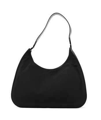 001 3767 Black Canvas Hobo Shoulder Bag chez Cornerstreet bien 