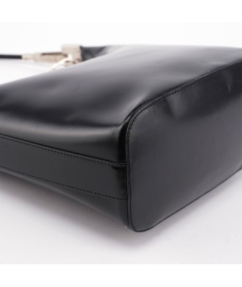 Black Calfskin Hobo Shoulder Bag Amélioration de cerveau avec