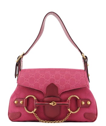 120984 Pink GG Horsebit Shoulder Bag En savoir plus