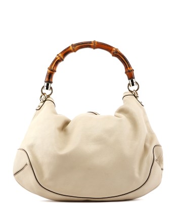 169961 Off-White Calfskin Bamboo Shoulder Bag Voir les baskets