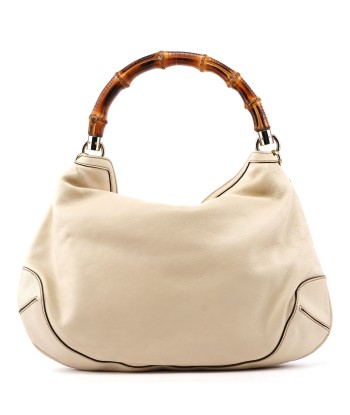 169961 Off-White Calfskin Bamboo Shoulder Bag Voir les baskets