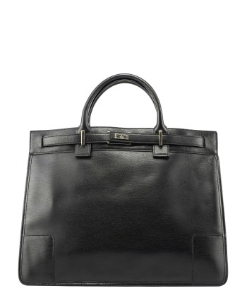 Black Leather Tote Bag ou a consommer sur place