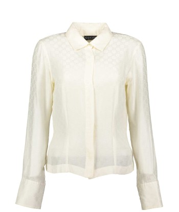 Spring 1998 Ivory Monogram Shirt Livraison rapide