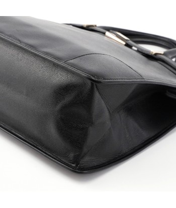 Black Leather Tote Bag ou a consommer sur place