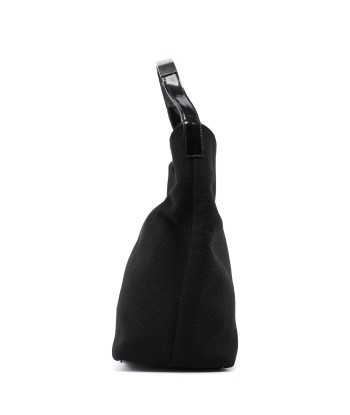 Black Canvas Hobo Shoulder Bag pour bénéficier 