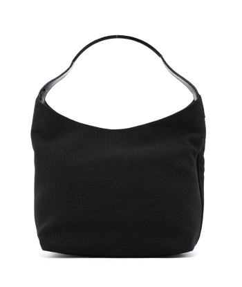 Black Canvas Hobo Shoulder Bag pour bénéficier 