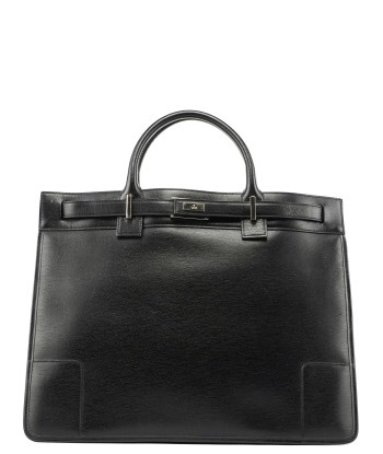 Black Leather Tote Bag 2023