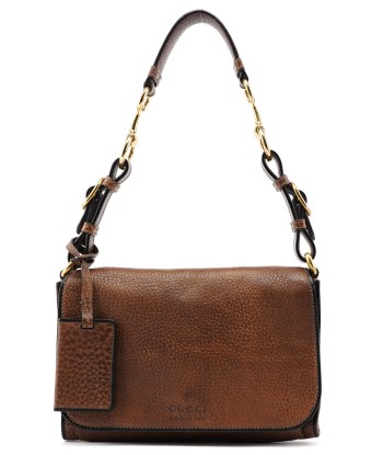 338998 Brown Calfskin Hobo Shoulder Bag la chaussure