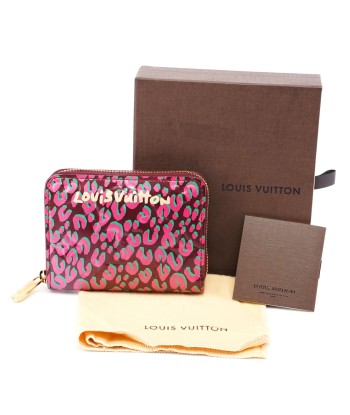 Stephen Sprouse Leopard Graffiti Zippy Wallet en linge