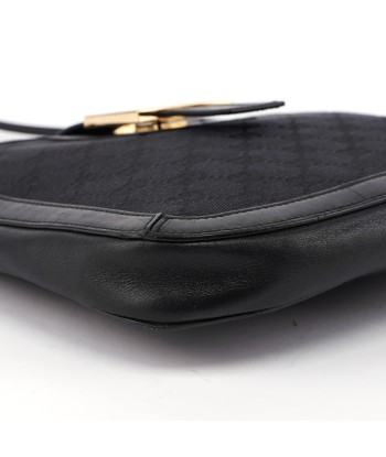 Black Canvas Square G Shoulder Bag Voir les baskets