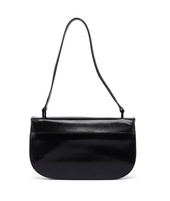 1990's Black Calfskin Shoulder Bag Fin de série