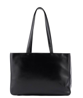 Black Calfskin Tote Bag pas cher