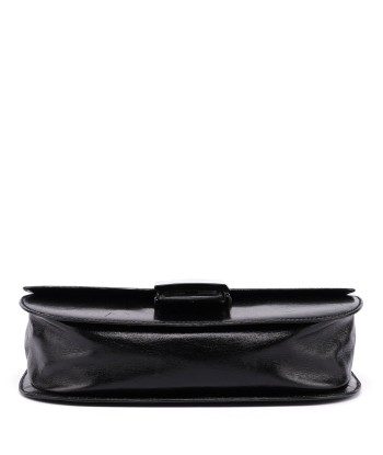 1990's Black Calfskin Shoulder Bag Fin de série