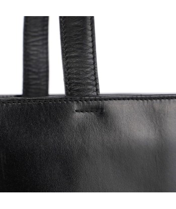 Black Calfskin Tote Bag pas cher