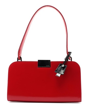 001 4208 Red Calfskin Shoulder Bag Livraison rapide