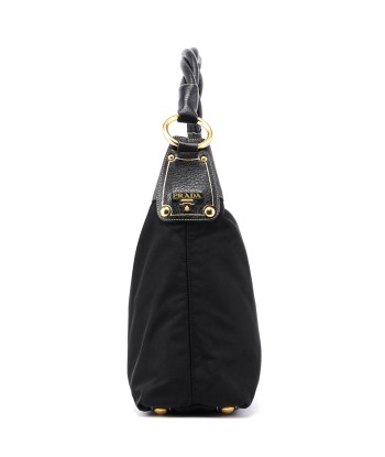 Black Tessuto Knot Leather Handle Bag Toutes les collections ici