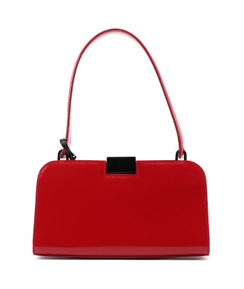 001 4208 Red Calfskin Shoulder Bag Livraison rapide