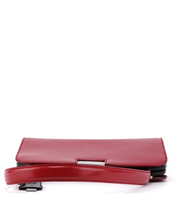 001 4208 Red Calfskin Shoulder Bag Livraison rapide