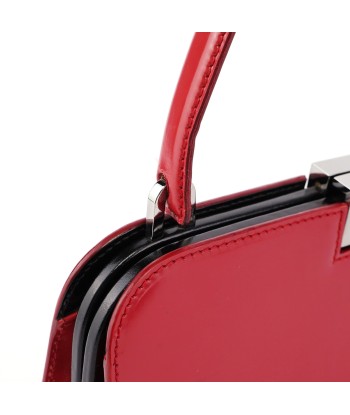 001 4208 Red Calfskin Shoulder Bag Livraison rapide