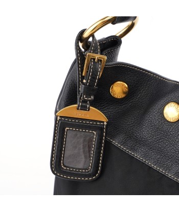 Black Tessuto Knot Leather Handle Bag Toutes les collections ici