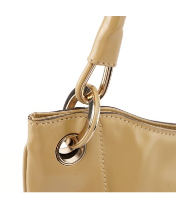 001 4148 Beige Patent Leather Jackie Bag À commander