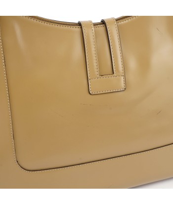 001 4148 Beige Patent Leather Jackie Bag À commander