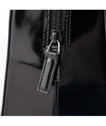 000 0829 Black Patent Leather Bamboo Tote 2 - 3 jours ouvrés.