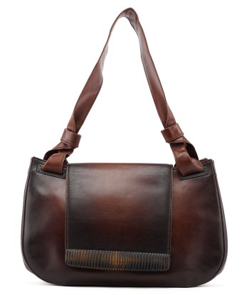 2002 Calfskin Wood Shoulder Bag Par le système avancé 