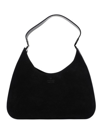 Black Suede Hobo Shoulder Bag Par le système avancé 