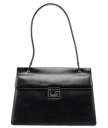 Black Calfskin Square G Shoulder Bag livraison et retour toujours gratuits