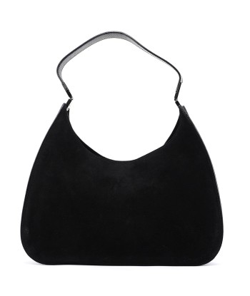 Black Suede Hobo Shoulder Bag Par le système avancé 