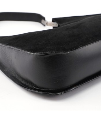 Black Suede Hobo Shoulder Bag Par le système avancé 