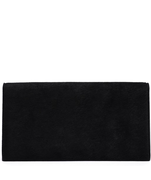 1990's Black Fur Clutch pas cher