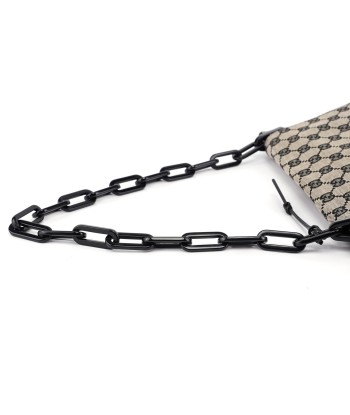 Beige GG Flap Plastic Chain Shoulder Bag Par le système avancé 