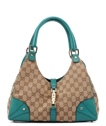 Beige Turquoise GG Jackie Shoulder Bag le concept de la Pate a emporter 