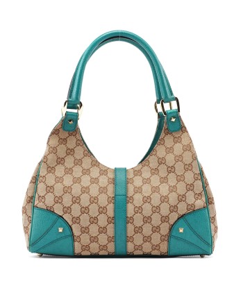 Beige Turquoise GG Jackie Shoulder Bag le concept de la Pate a emporter 